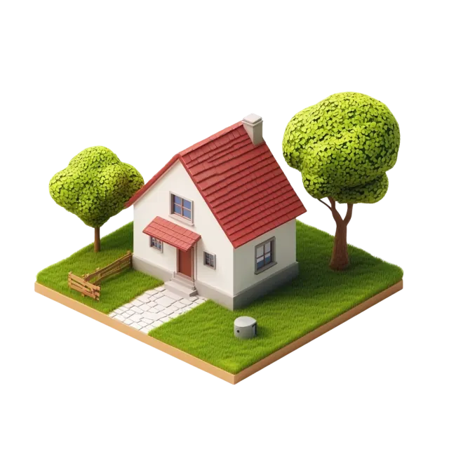 3D model domu